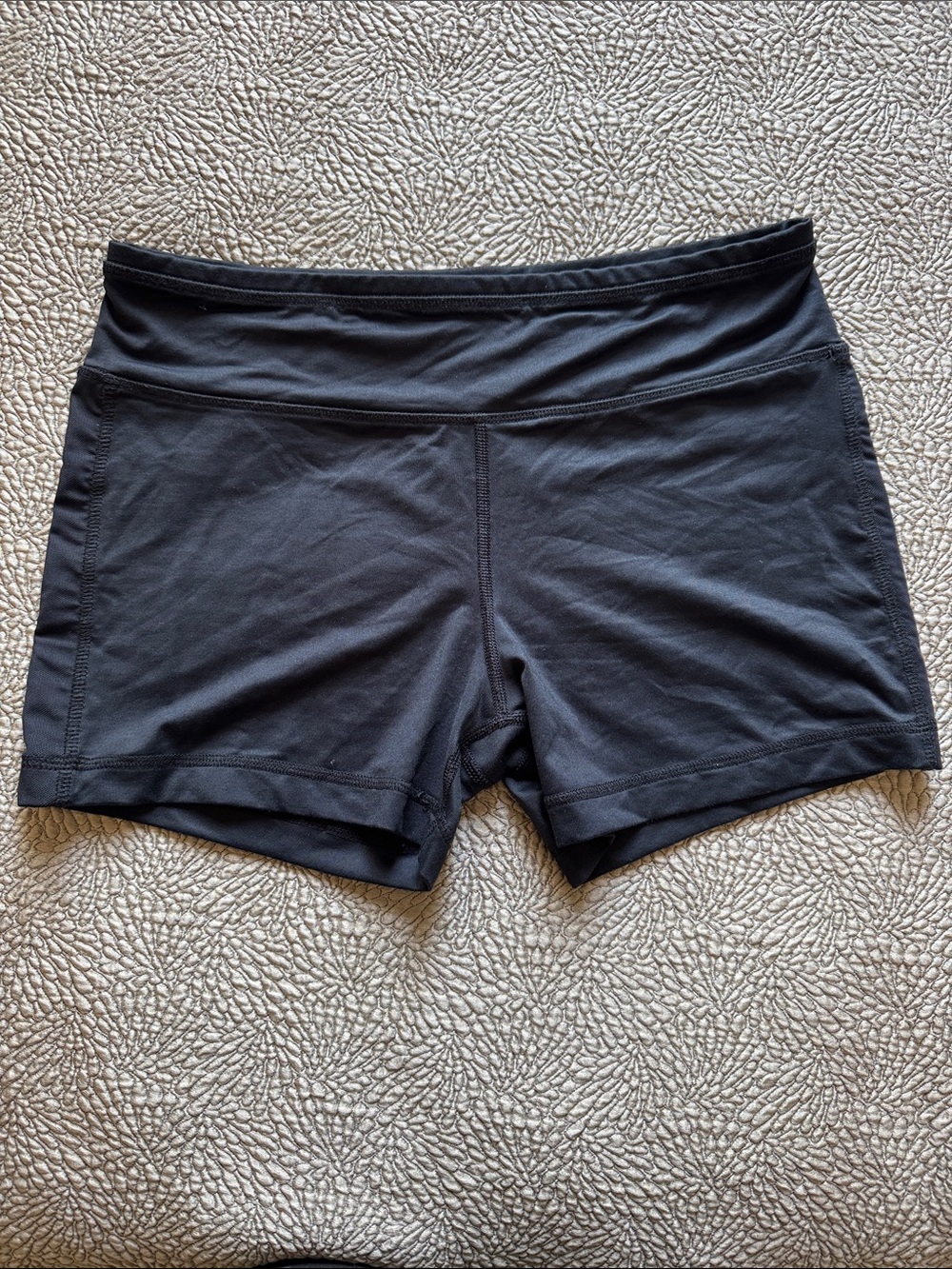 Title Nine Diamalete Black Mid Rise Boy Shorts